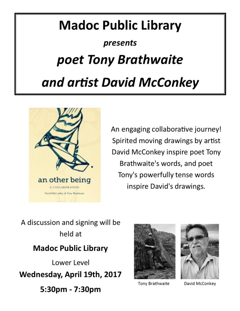 Author Event - Poet Tony Brathwaite and artist David McConkey