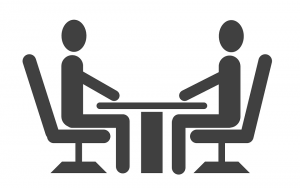 Meeting - Two People - Table